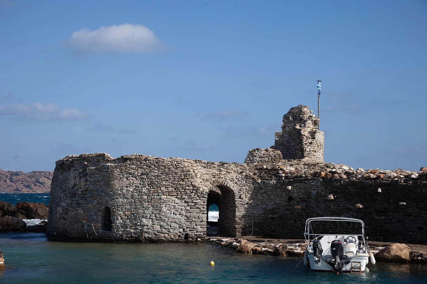 Naoussa harbour, Greece